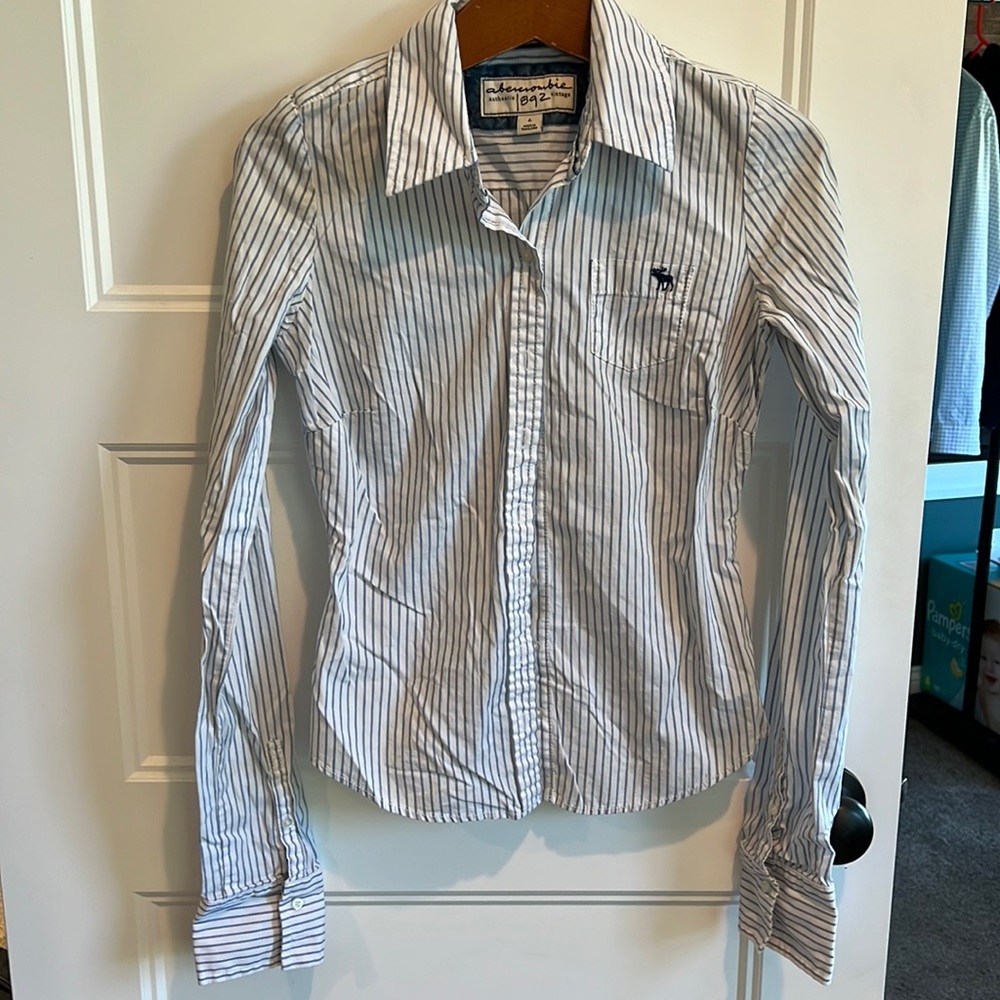 Vintage Abercrombie kids button down shirt